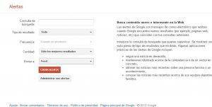 google alerts para tu negocio web